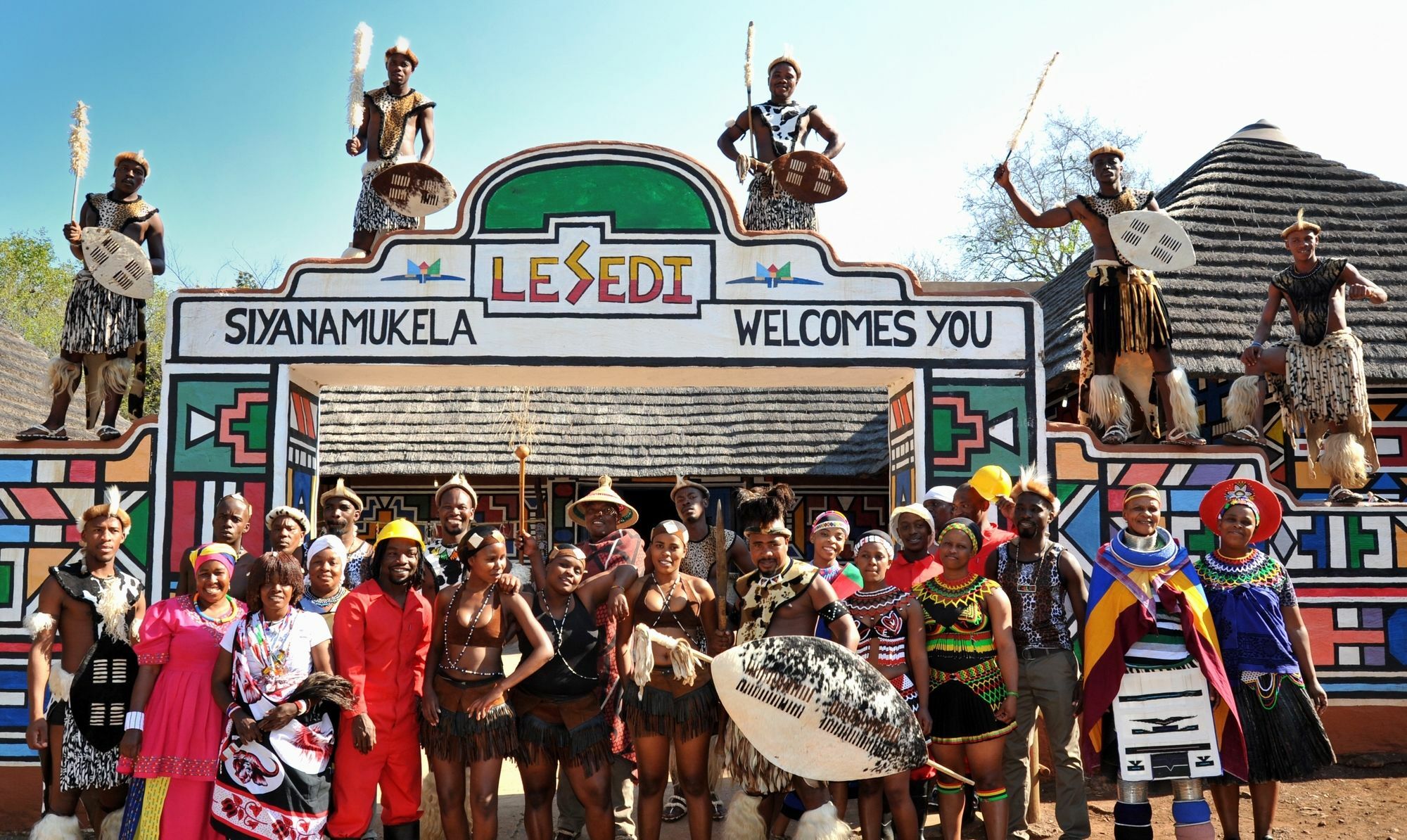 Aha Lesedi African Lodge & Cultural Village Broederstroom Exteriör bild